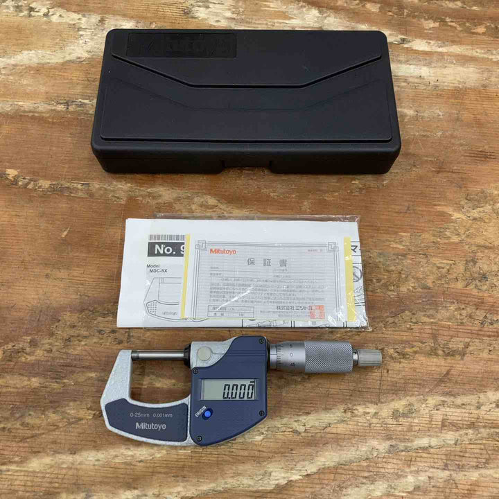 ▼MITUTOYO/ミツトヨ デジマチック外側マイクロメーター MDC-25SX 未校正【柏店】