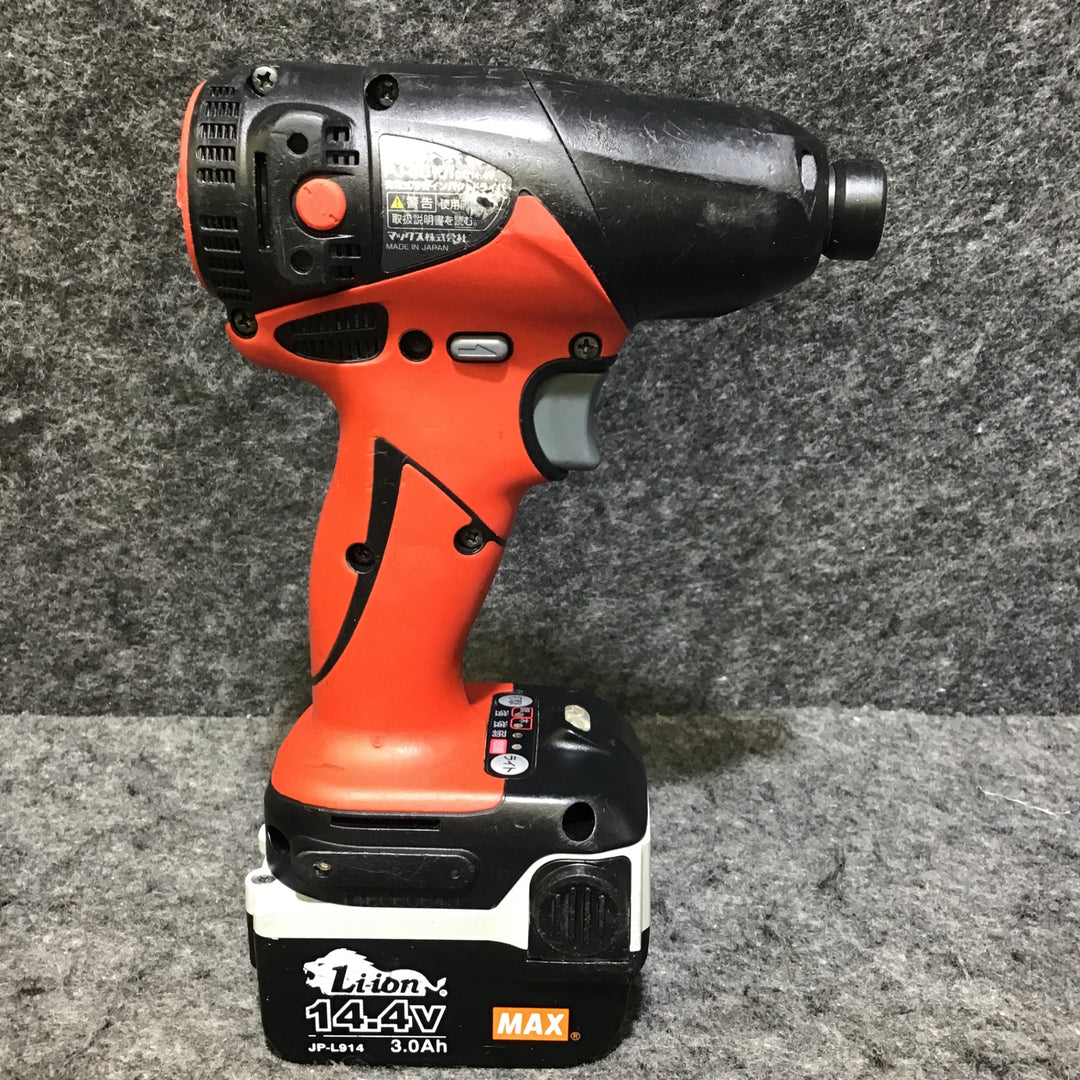 【中古品・バッテリ付き!】マックス(MAX) コードレス静音インパクトドライバー PJ-SD101【桶川店】