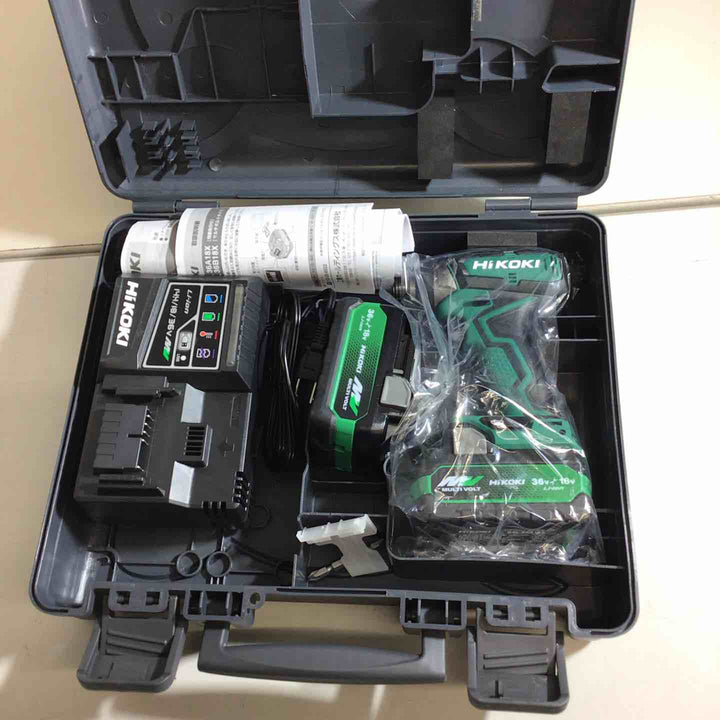 【未使用品】ハイコーキ(HiKOKI) コードレスインパクトドライバー WH18DD(2XCZ) 3台セット ダークグリーン【戸田店】