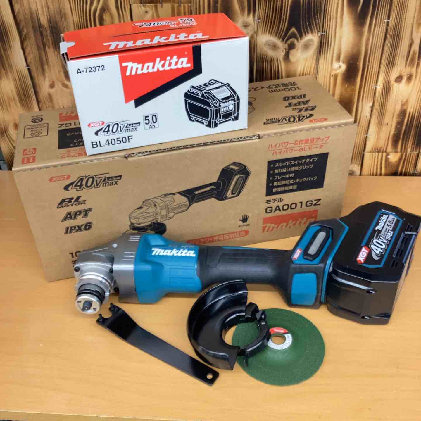 【中古】マキタ Makita GA001G 充電式ディスクグラインダ 100mm 本体のみ マキタ(makita) 100mmコードレスディスクグラインダ GA001GZ 金属 石材