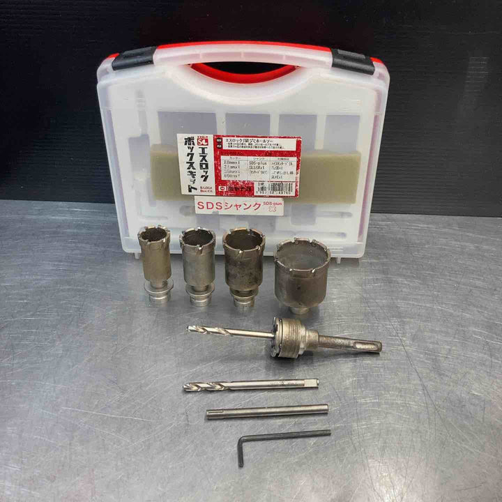 【中古品】 ミヤナガ エスロック ボックスキット SDSプラスシャンク 使用感少なめ 【東大和店】