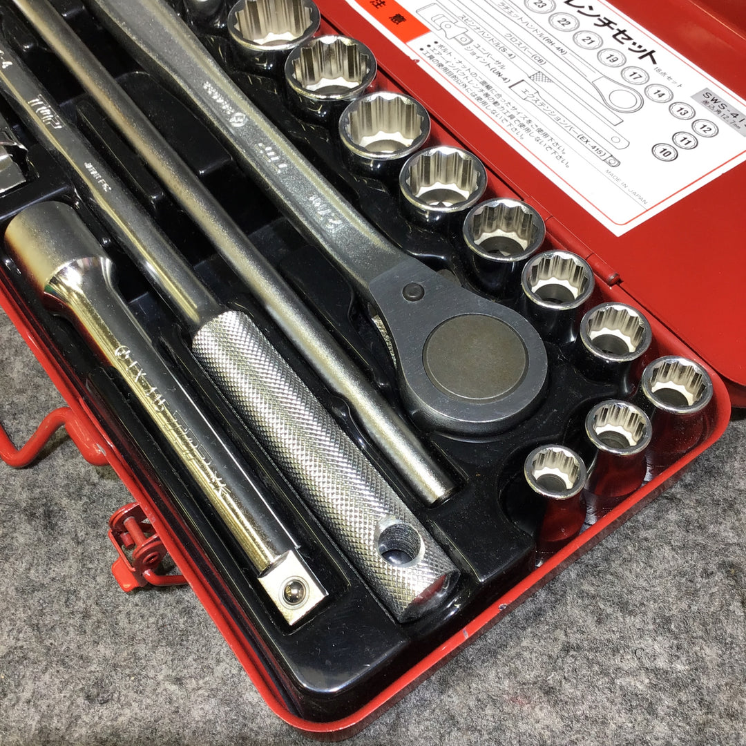 【中古】 トップ工業 TOP ソケットレンチセット SWS-413 【桶川店】