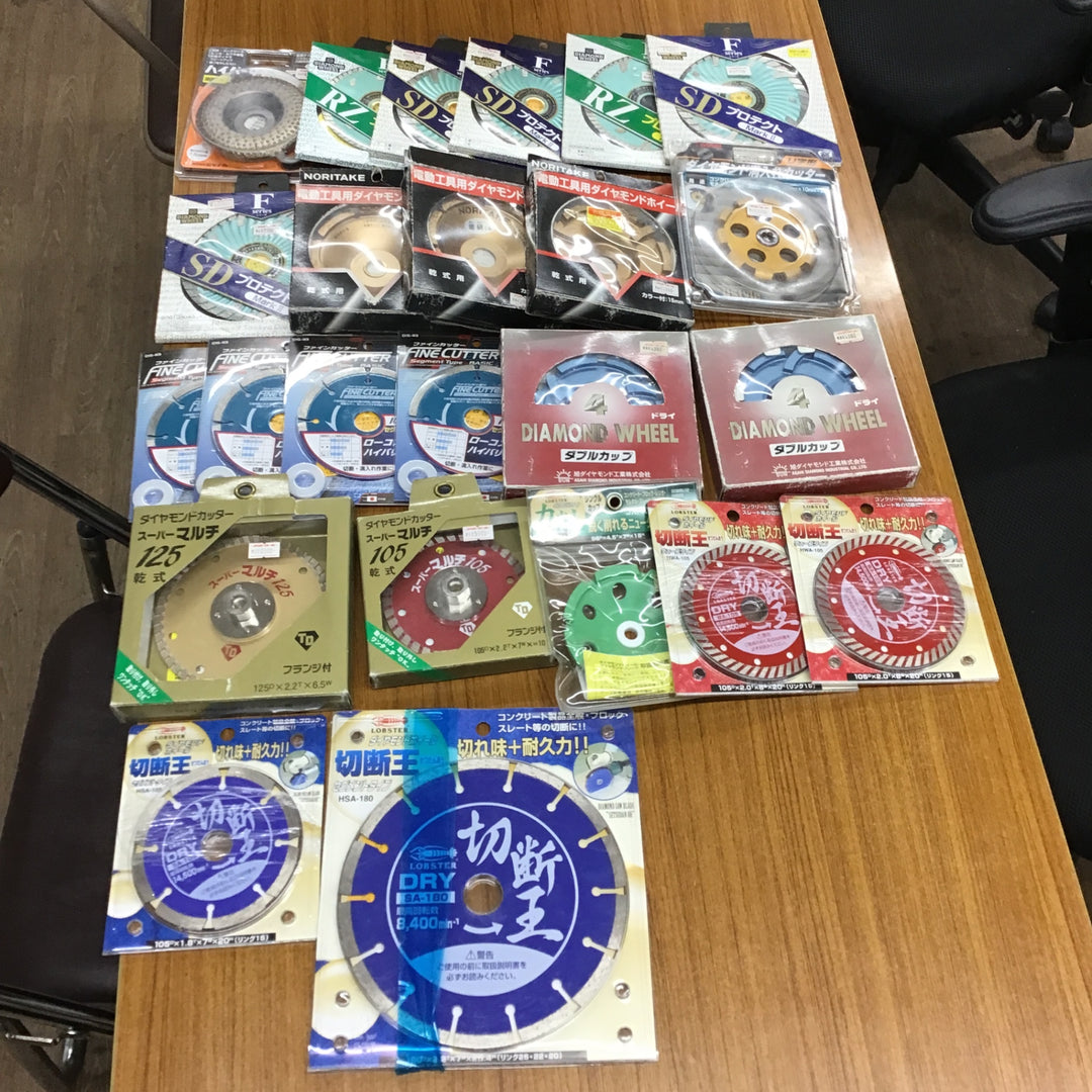 在庫処分!ダイヤモンドホイール・カッターまとめ売り マキタ HITACHI サイズ・メーカー混在 コンクリ グラインダ【桶川店】