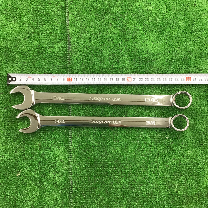 ▲スナップオン/Snap-on コンビネーションレンチ 2本セット インチ SOEX26/SOEX24【桶川店】