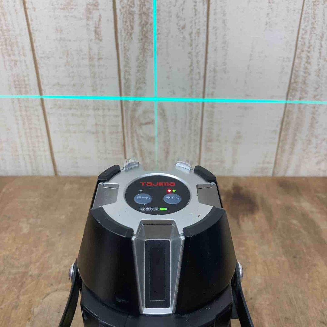 【中古品】タジマ(TAJIMA) ブルーグリーンレーザー 墨出し器 ZEROB-TYZ  縦・横・地墨 ゼロブルー ジンバル 乾電池専用【柏店】