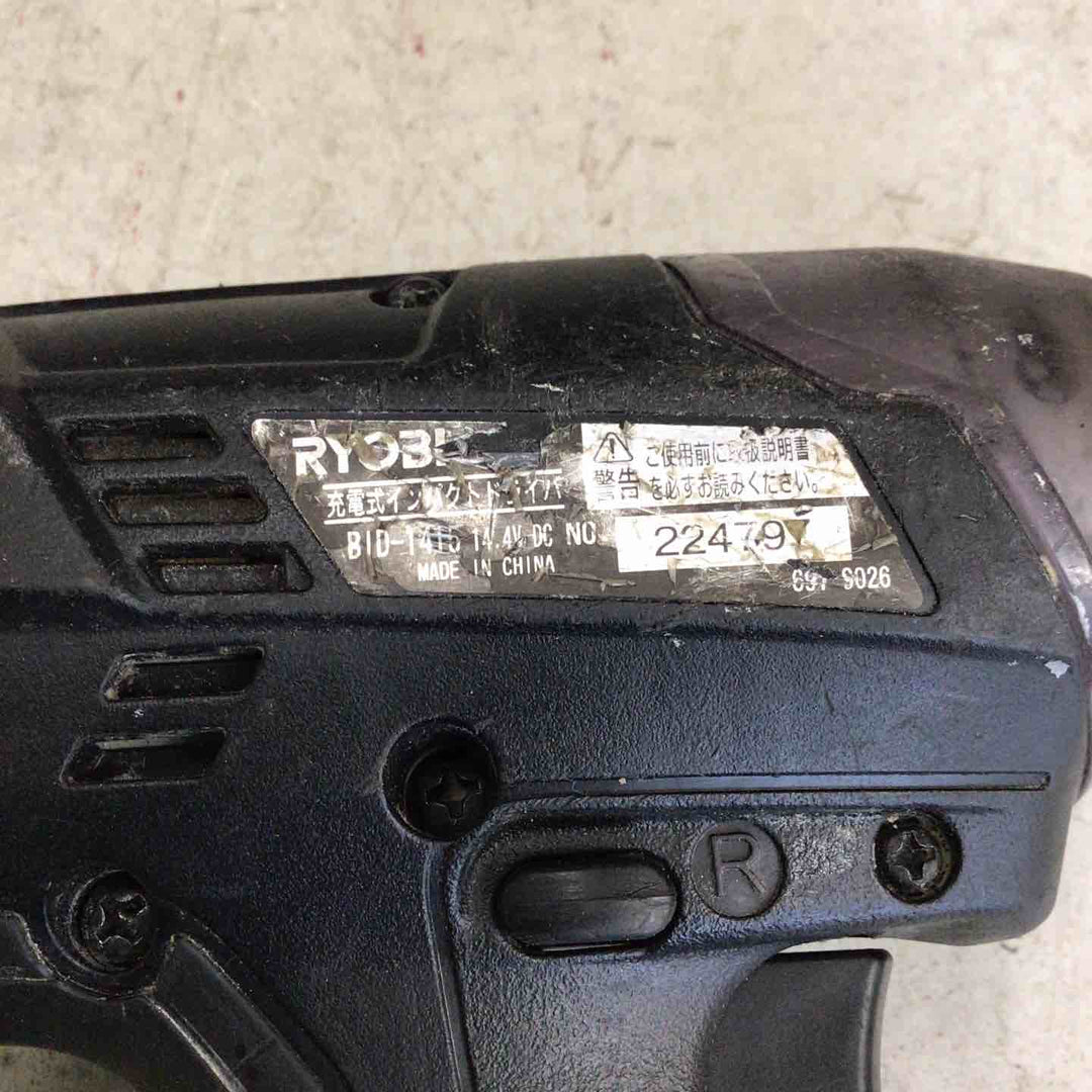 【現状品】 リョービ/RYOBI コードレスインパクトドライバ BID-1415 【鴻巣店】