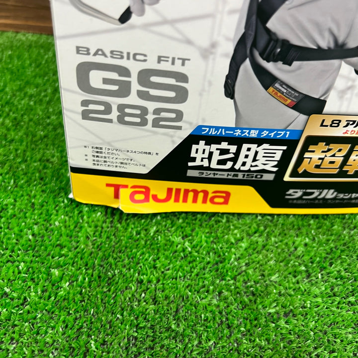 タジマ(Tajima) ハーネスGS+蛇腹ダブルランヤードL2セット 黒 Lサイズ A1GSLJR-WL2BK【桶川店】