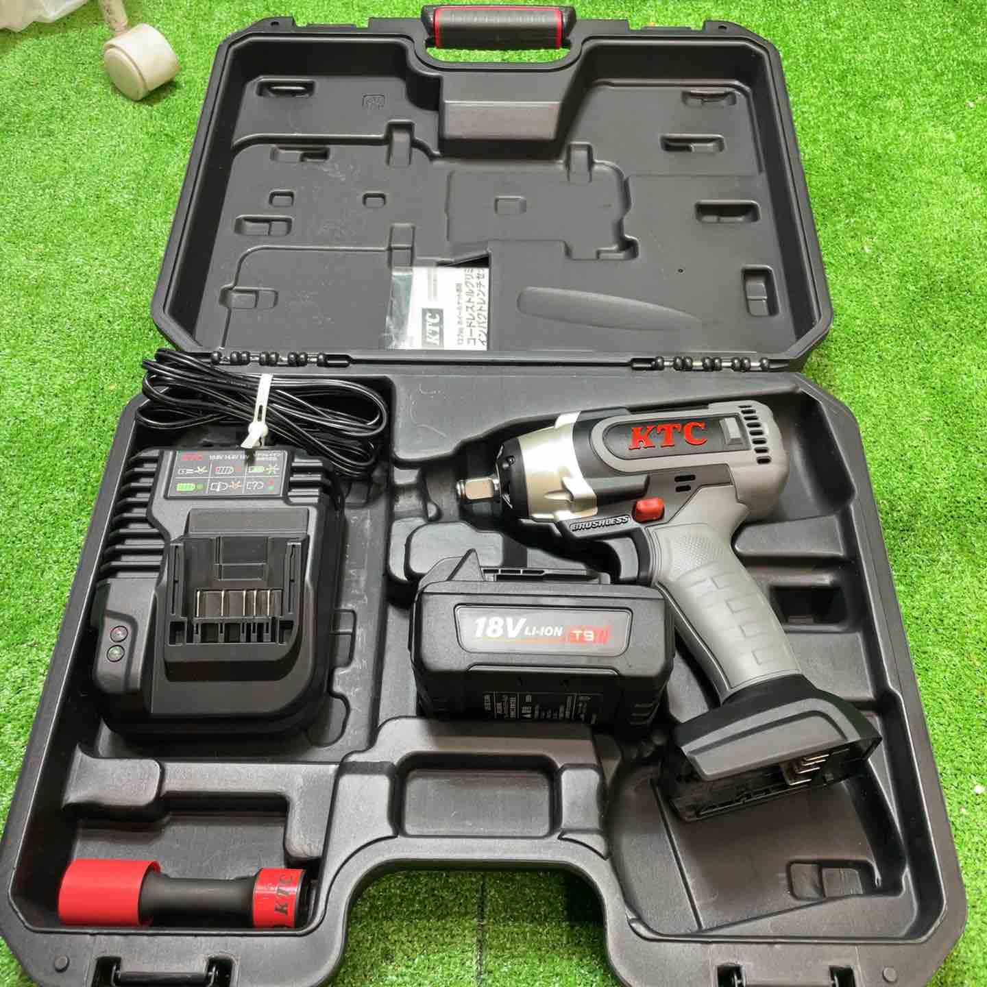 KTC 12.7SQ コードレストルクリミットインパクトレンチ JAE473【桶川店 