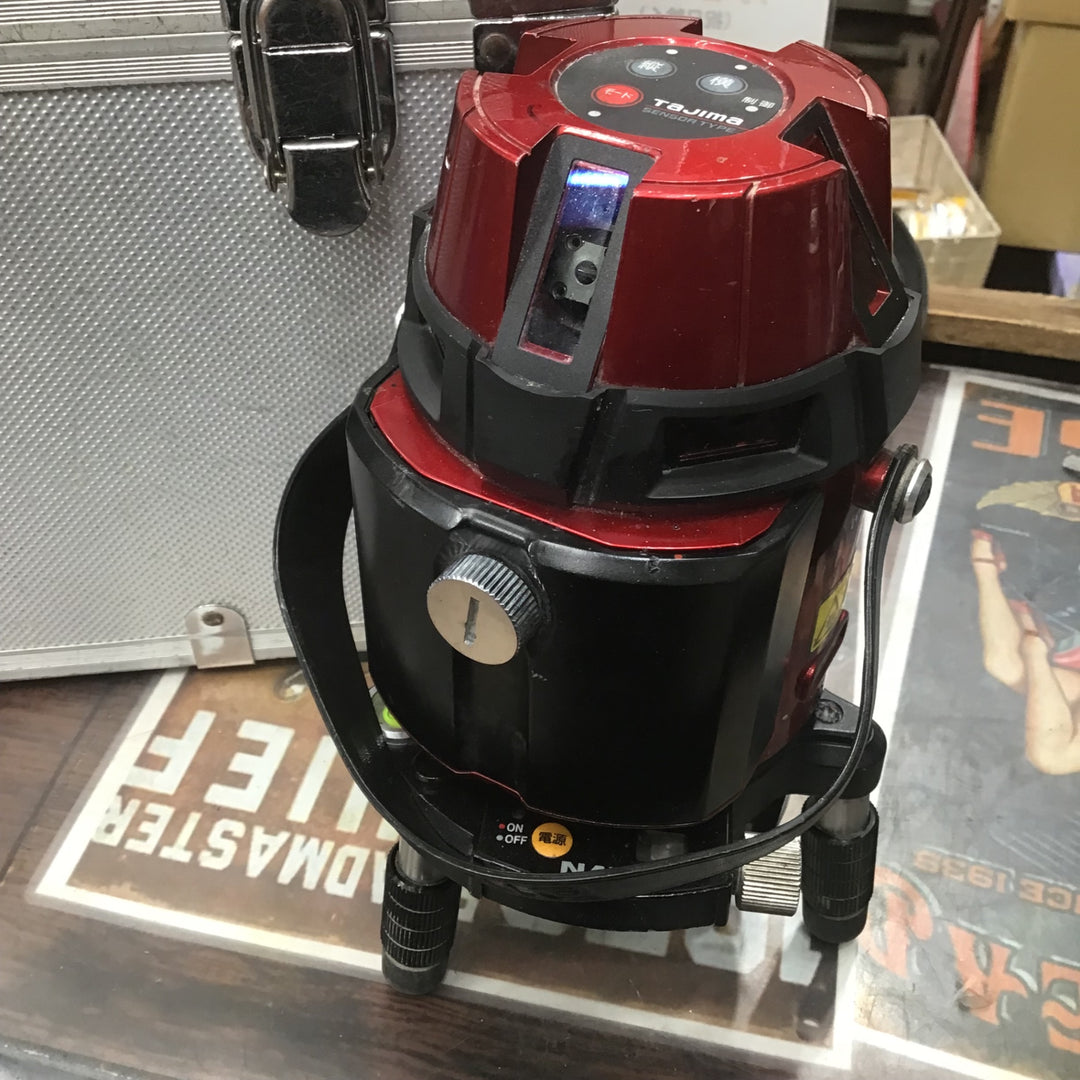〇タジマ(TAJIMA) レーザー墨出し器 NAVIゼロセンサーKJC 矩十字・横全周 ZEROSN-KJC 追尾【草加店】