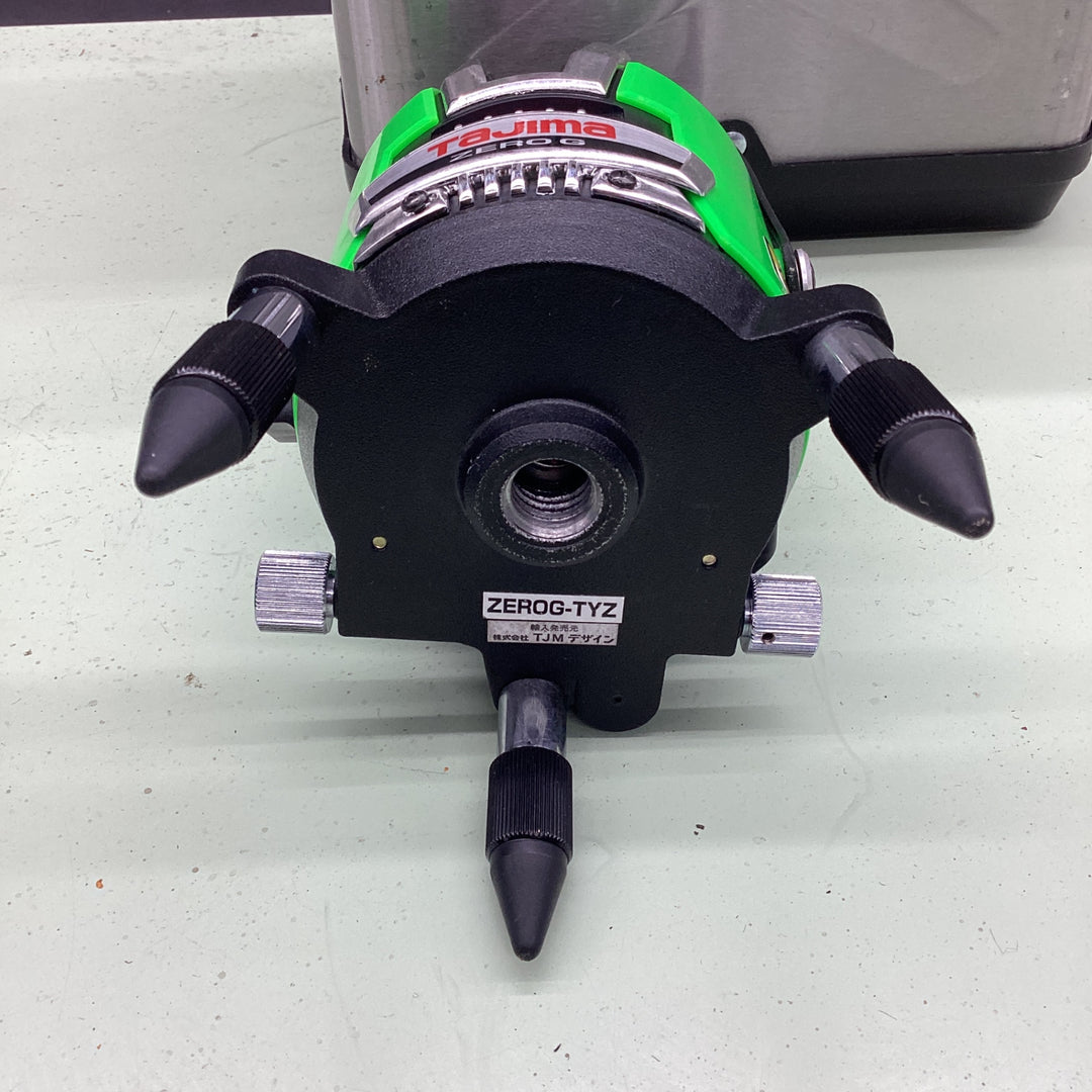 〇タジマ(Tajima) グリーンレーザー墨出し器 ZERO G ゼロジ― TYZ 縦・横・地墨 ZEROG-TYZ【越谷店】