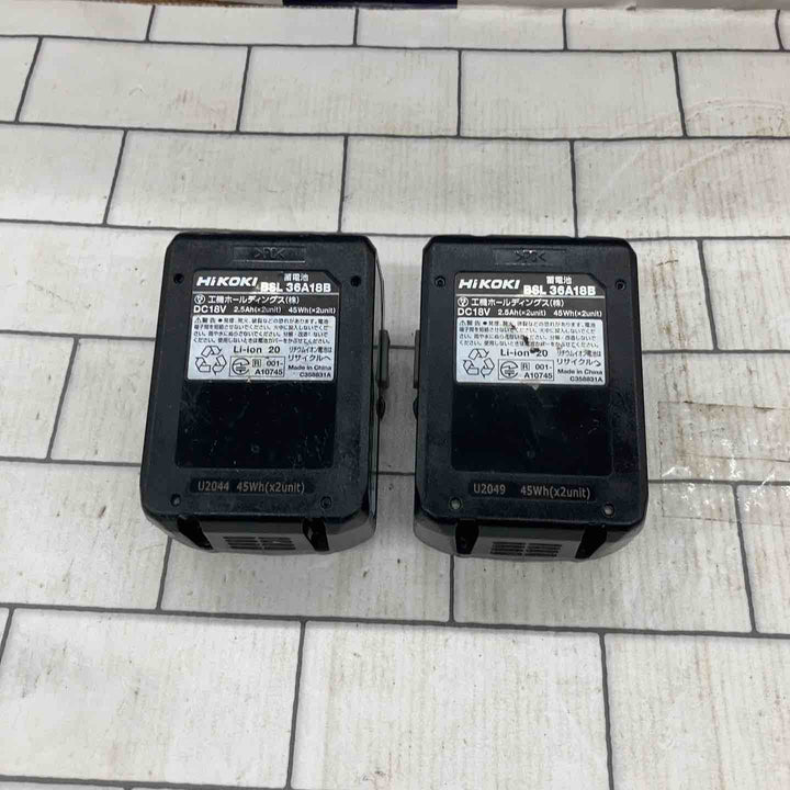 ☆ハイコーキ(HIKOKI ※旧:日立工機) コードレスインパクトドライバ WH36DC(2XPBS)【所沢店】