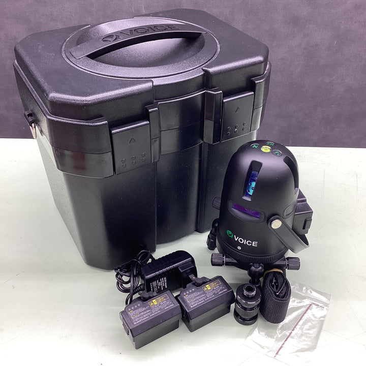 〇VOICE レーザー墨出し器 5ライン(矩十字・横) グリーンレーザー Model-G5【越谷店】