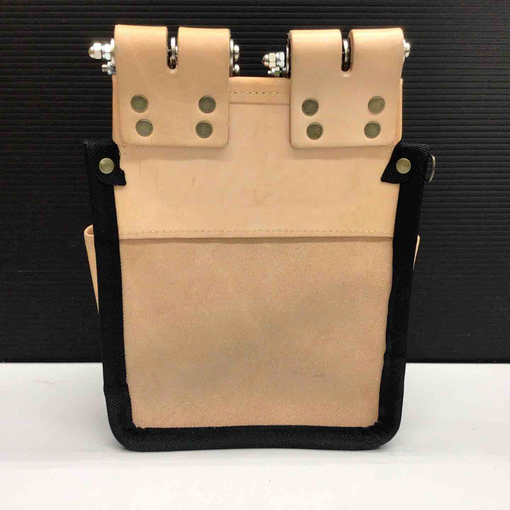 【美品】ニックス	総ヌメ革使用3段腰袋チェーンタイプ	KNB-301DDX【戸田店】