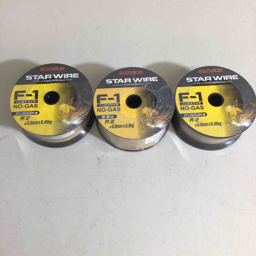 【未使用品(未開封)】SUZUKID スズキッド スズキット スターワイヤノンガスステン用 3個セット【戸田店】