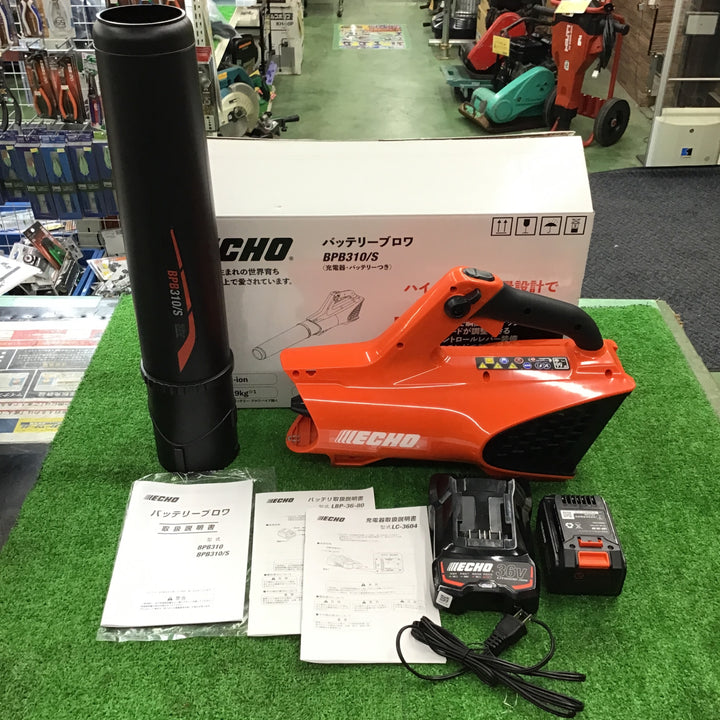 【未使用・軽量なバッテリタイプ!】 エコー ECHO  36V コードレスブロワ BPB310/S バッテリー・充電器付属 【桶川店】