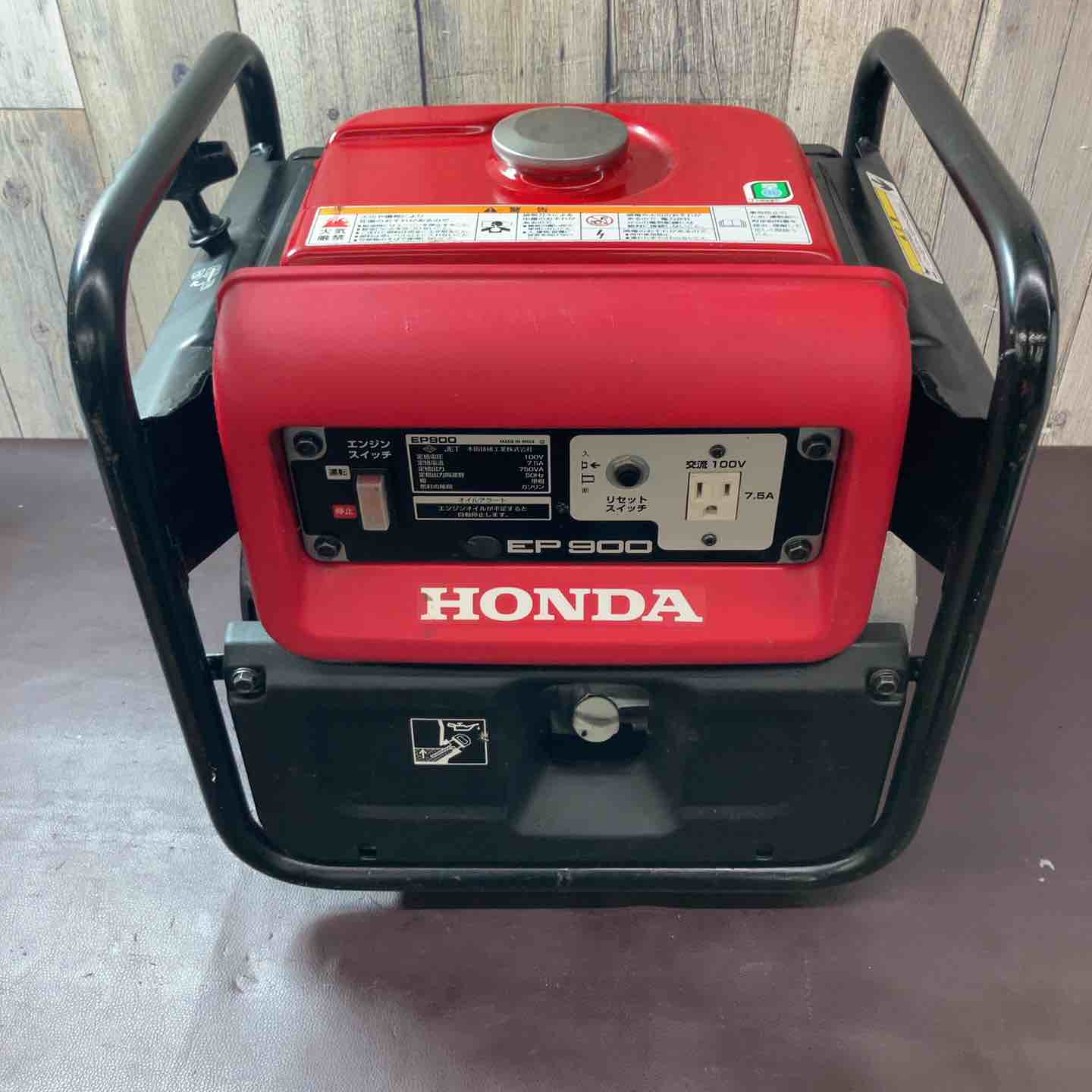 中古品】HONDA(ホンダ) 4サイクルガソリン発電機 EP900 100V 50Hz
