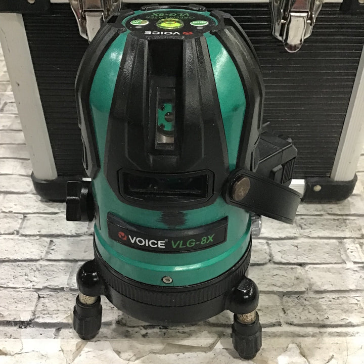 〇VOICE レーザー墨出し器 グリーンレーザー VLG-8X【川口店】