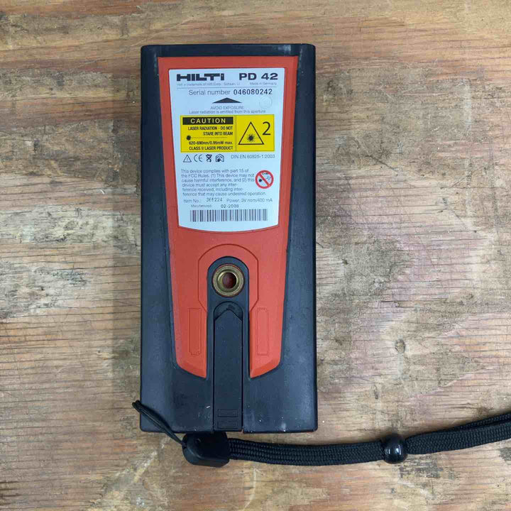【中古品】HILTI ヒルティ レーザーレンジメーター 距離計 PD42 ケース付き【柏店】