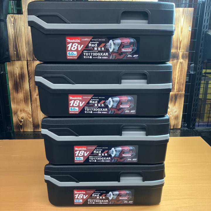 マキタ makita 充電式インパクトドライバ TD173DGXAR 4台セット バッテリー純正品【越谷店】