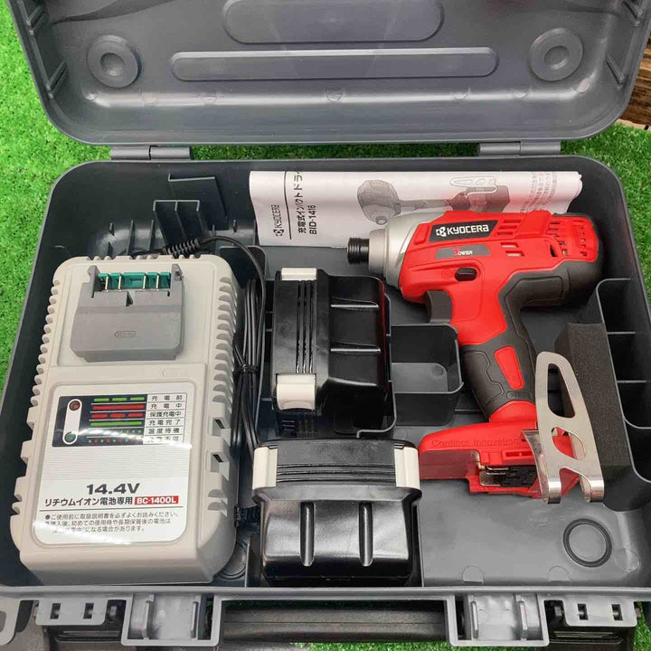 ◇リョービ(RYOBI) コードレスインパクトドライバー 14.4V BID-1416 657702A【川越店】