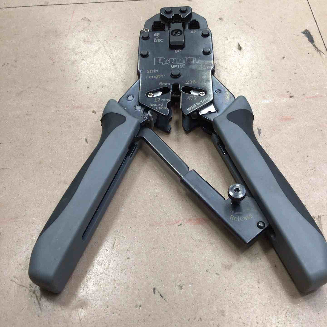 ◇パンドウイット(PANDUIT) モジュラプラグ圧着工具 マルチタイプ MPT5E【草加店】