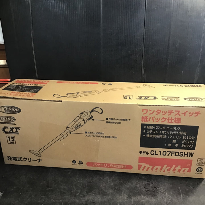 ☆マキタ(makita) コードレスクリーナー CL107FDSHW 10.8V【草加店】