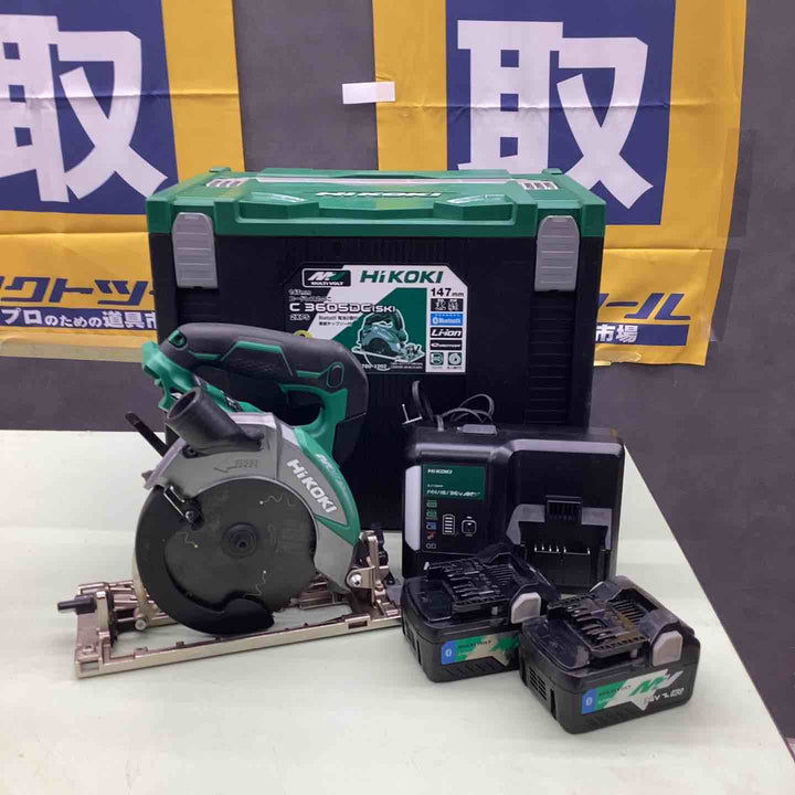 ★ハイコーキ(HIKOKI ※旧:日立工機) コードレス丸のこ C3605DC(SK)(2XPS)【越谷店】