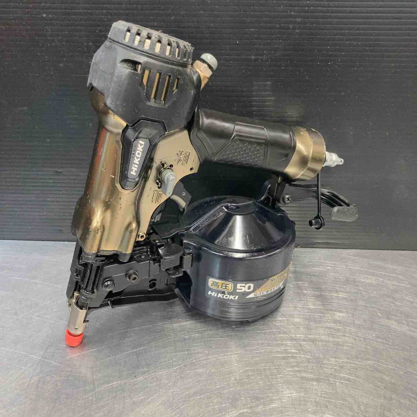 中古品】ハイコーキ(HIKOKI ※旧:日立工機) 高圧エア釘打ち機 NV50H2