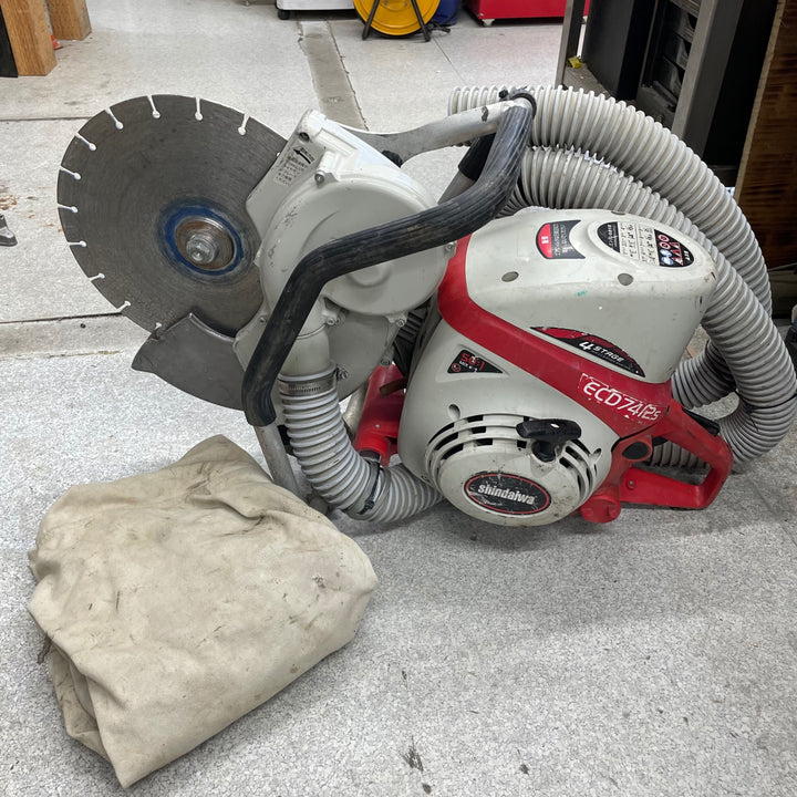 〇新ダイワ(Shindaiwa) 集塵式エンジンカッター ECD7412S-CD【八潮店】