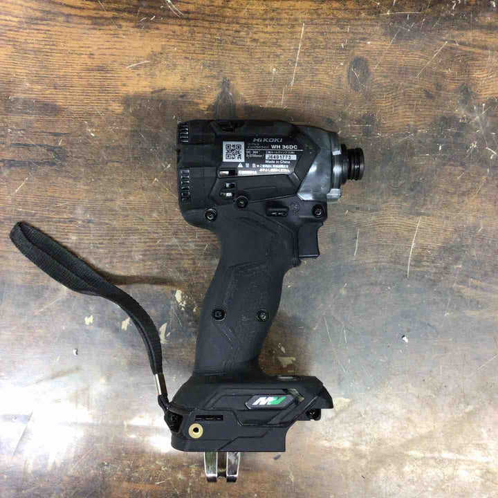 ★ハイコーキ(HIKOKI ※旧:日立工機) コードレスインパクトドライバー WH36DC(2XPSZ)(B)【戸田店】