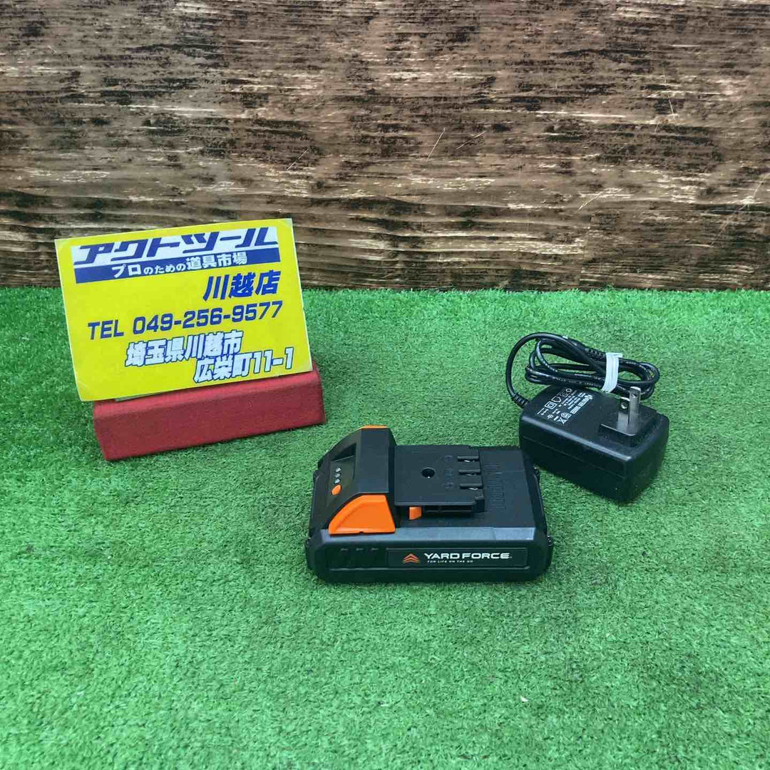 ヤードフォース/YARDFORCE バッテリー 24VBAT-LTE 24V コードレスシリーズ共通 充電アダプタ― セット【川越店】