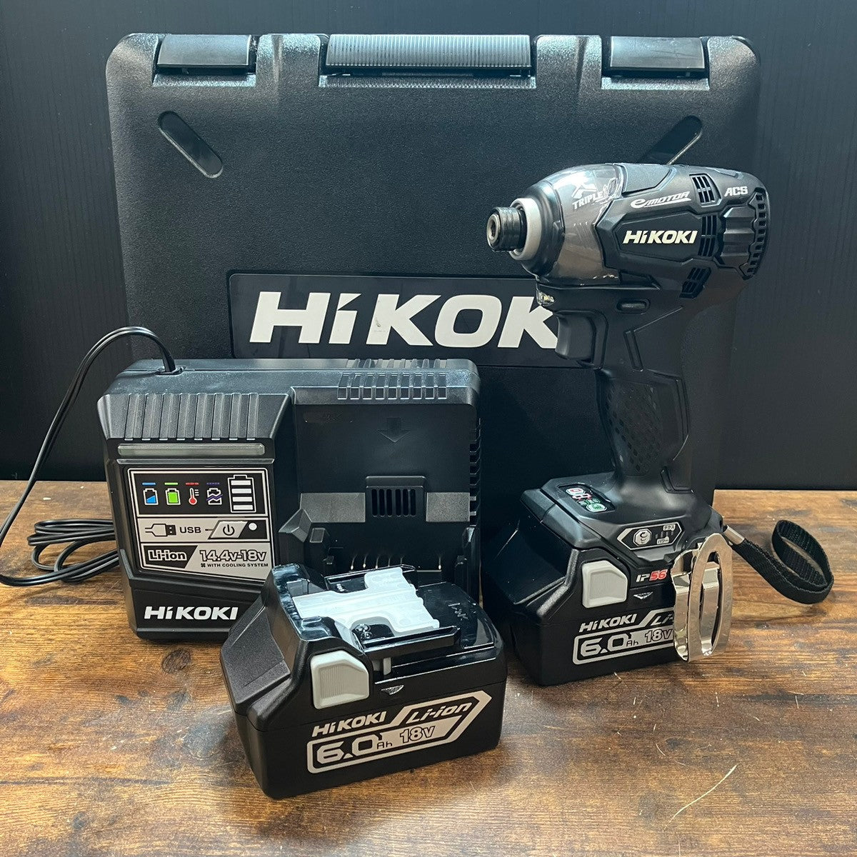 【美品】 ハイコーキ(HIKOKI ※旧:日立工機) 18V コードレスインパクトドライバー WH18DDL2(2LYPK)(B)【戸田店】 –  アクトツールオンラインショップ