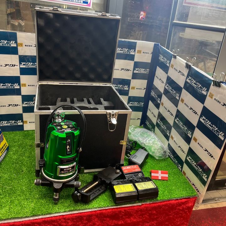 〇KDS グリーンレーザー墨出し器 RGL-60  矩十字・横【草加店】