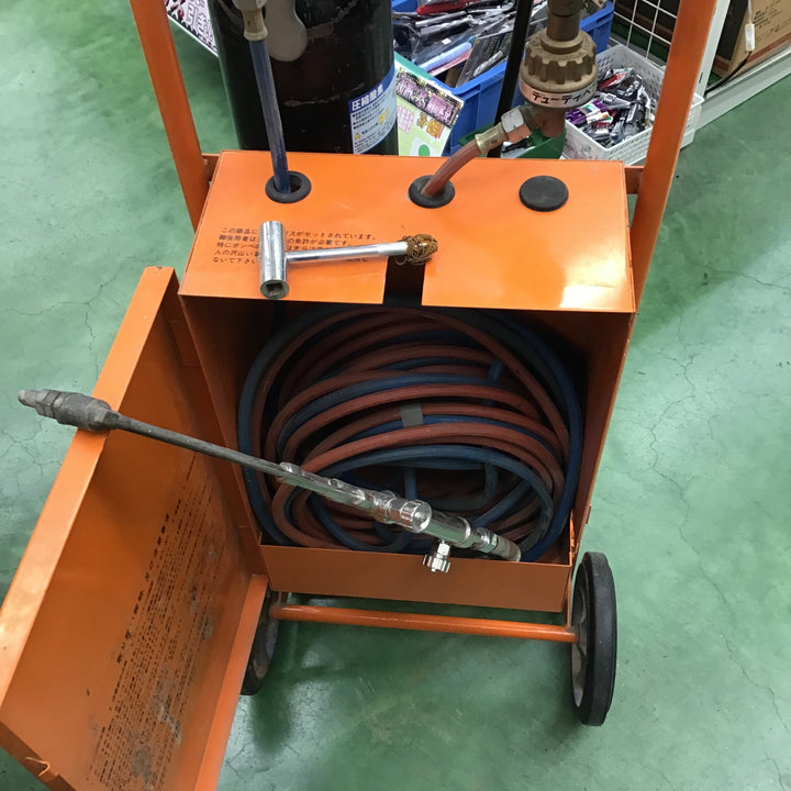 【店頭受取り限定】カミマル KS運搬車 KSコンシャン型 小型溶接 ガス溶接 溶断 ボンベあり 動作未確認【桶川店】
