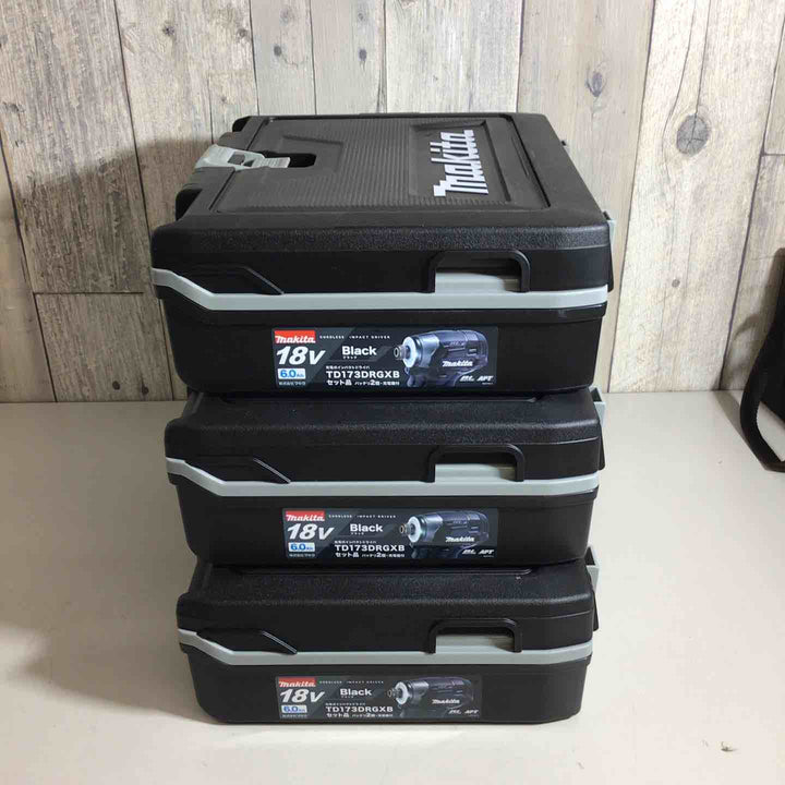 【未使用品】マキタ(makita) コードレスインパクトドライバー TD173DRGXB 3台セット【戸田店】