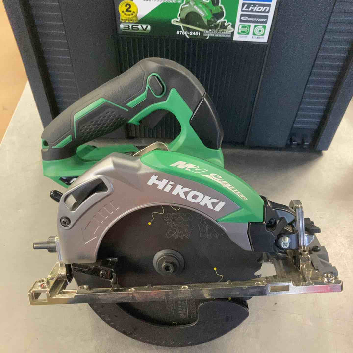 【未使用】ハイコーキ(HIKOKI ※旧:日立工機) コードレス丸のこ C3606DA(SK)(2XPS)【草加店】