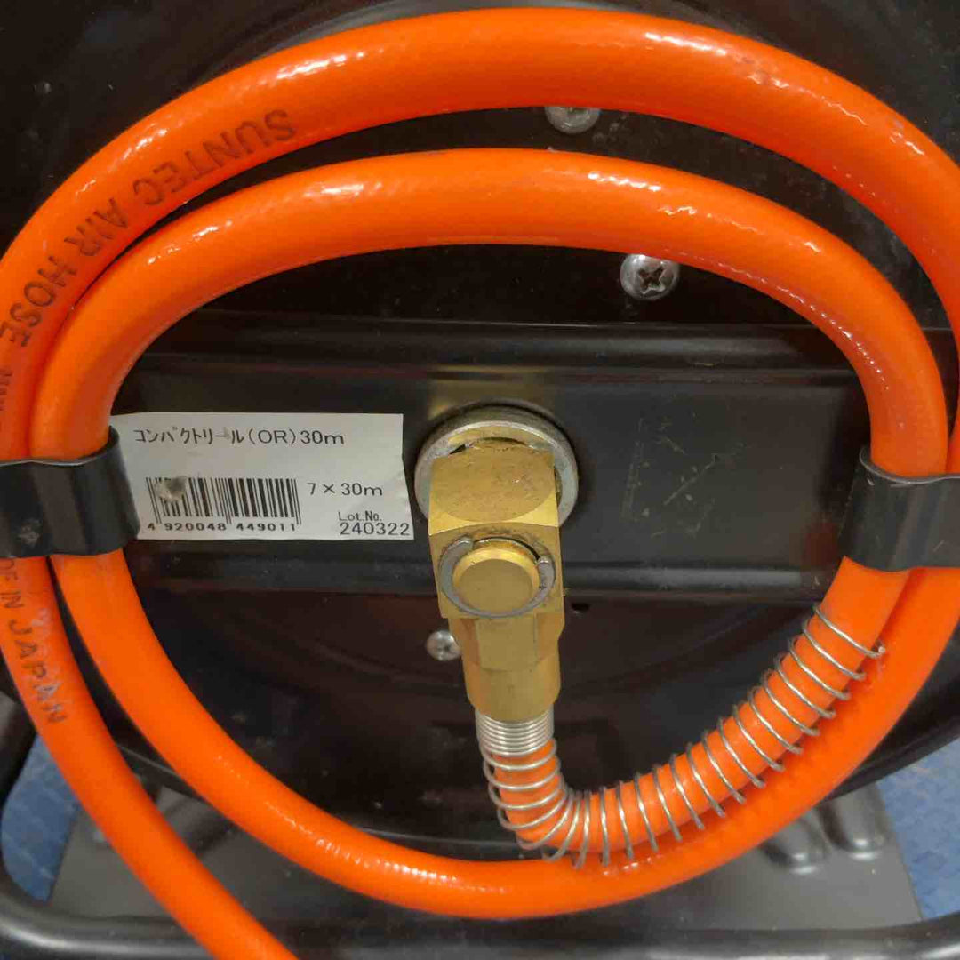 十川産業 コンパクトエアーリール 内径7mm 外径10mm 30M付【草加店】