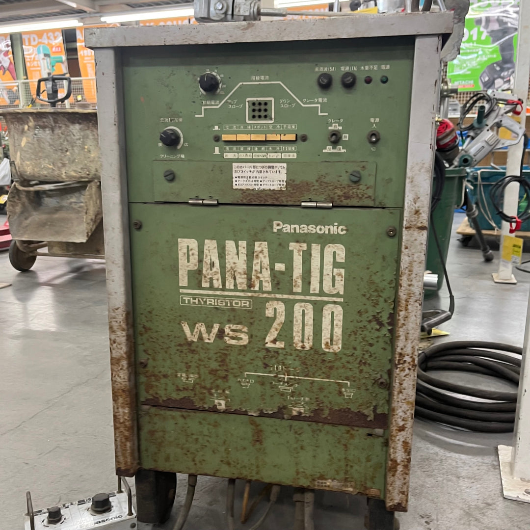 【店頭受取り限定】パナソニック(Panasonic、旧松下電器) ティグ溶接機 PANA-TIG WS200 YC-200TWS-4【川口店】