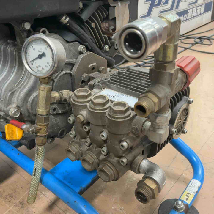 【店頭受取り限定】フルテック flutech エンジン高圧洗浄機 JA1513L-f ガン2点 延長ホースリール 付【草加店】