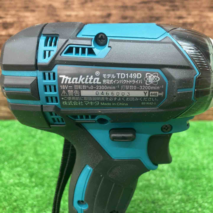 マキタ(makita) コードレスインパクトドライバー TD149DZ【川越店】