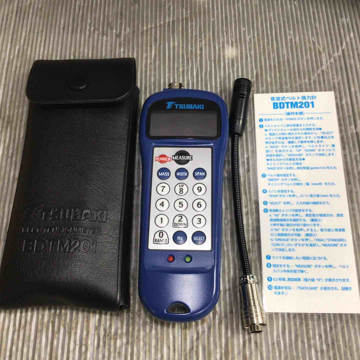 【中古美品】 椿本チエイン(TSUBAKI) 音波ベルト張力計 BDTM201 本体のみ【草加店】