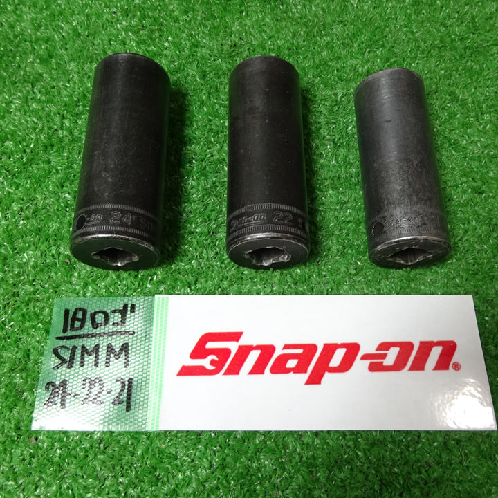 スナップオン/Snap-on 1/2sq ディープインパクトソケット 6個セット SIMMシリーズ 一部旧ロゴ【岩槻店】