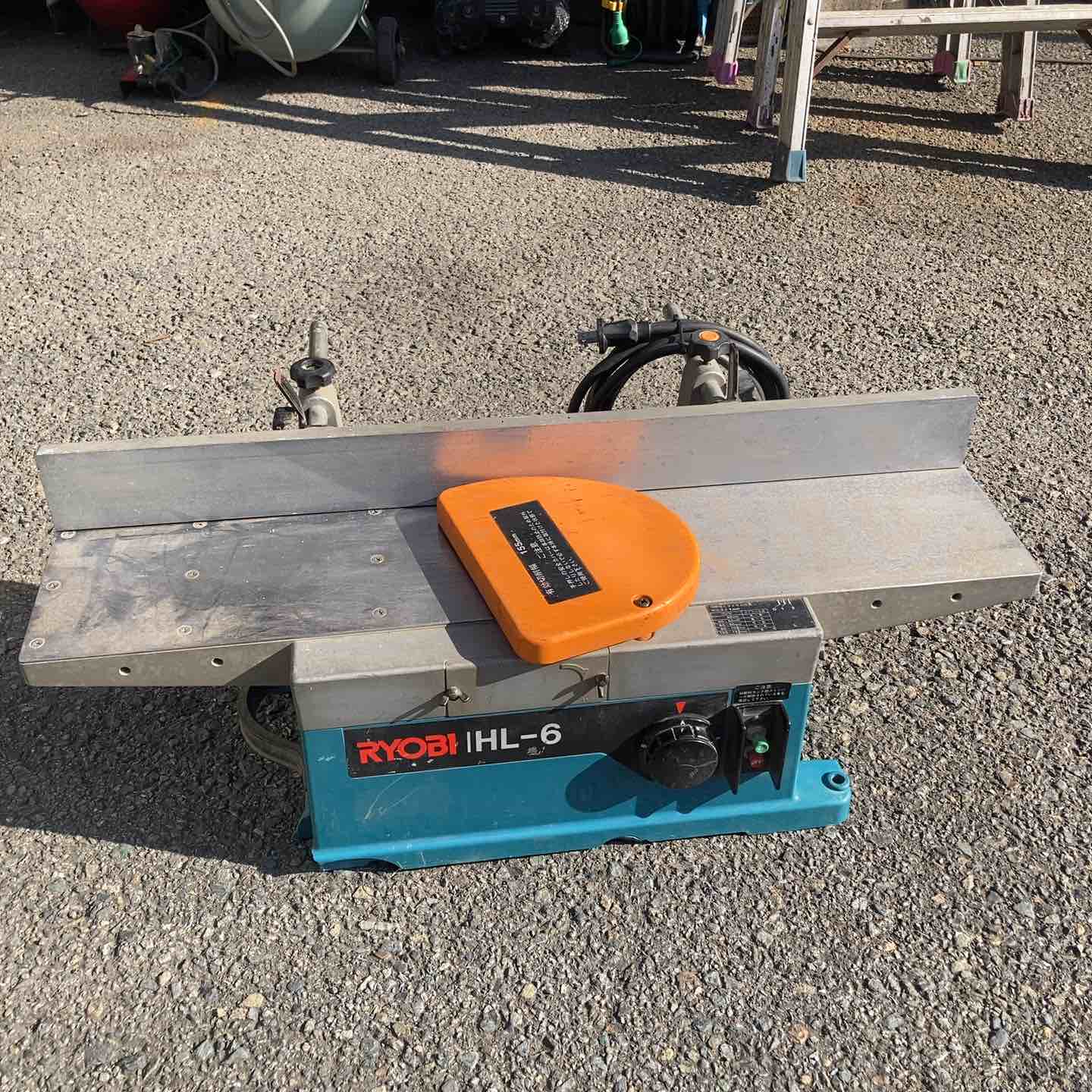 店頭受取り限定】◇リョービ(RYOBI) 小型手押カンナ HL-6 自動カンナ盤 