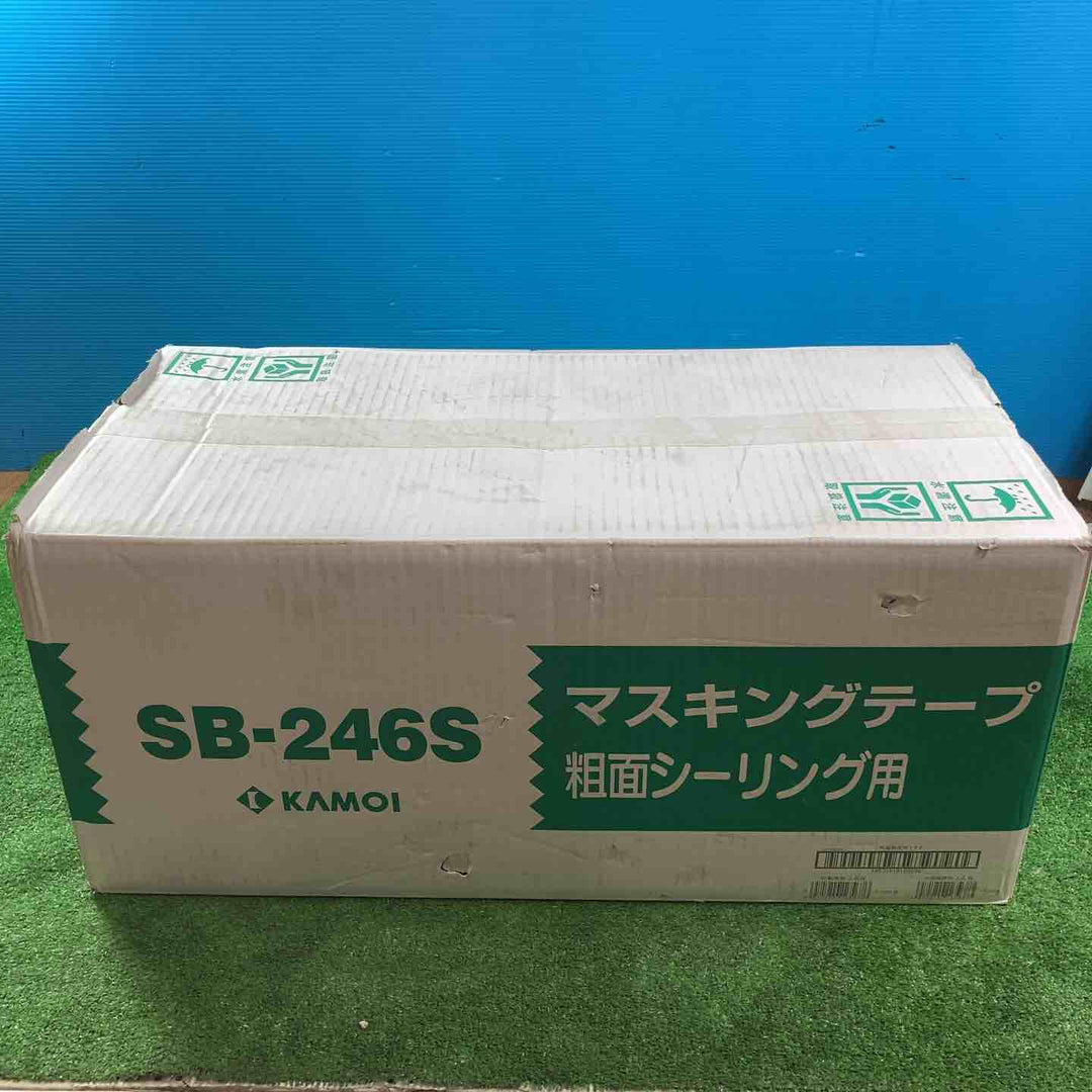 カモ井 KAMOI マスキングテープ 粗面シーリング用 SB-246S 21mm×18m 600巻【岩槻店】