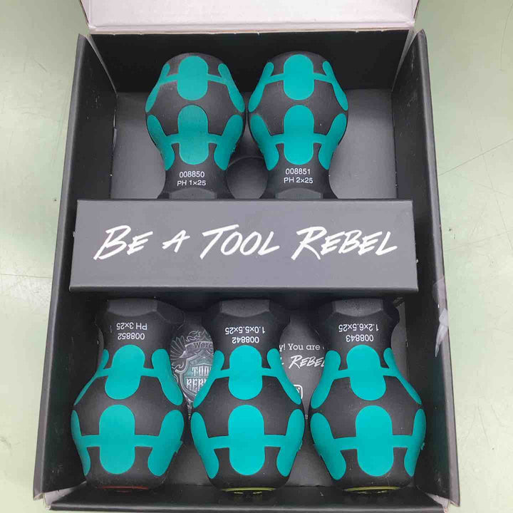 ヴェラ(wera)スタビードライバー 5本組セット プラス3本 マイナス2本 コンパクト 小型 短い 狭い場所 ネジ 【越谷店】