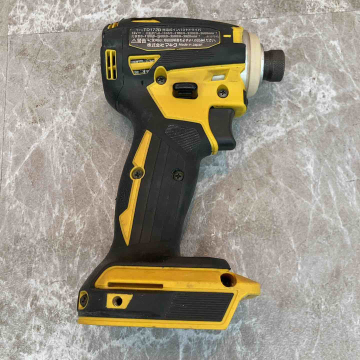 ★マキタ(makita) コードレスインパクトドライバー TD172DZFY【八潮店】