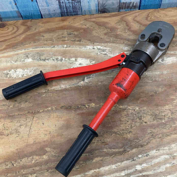 〇泉精器(IZUMI) 手動油圧式圧着工具 9H-150 油漏れあり コマにサビあり【柏店】