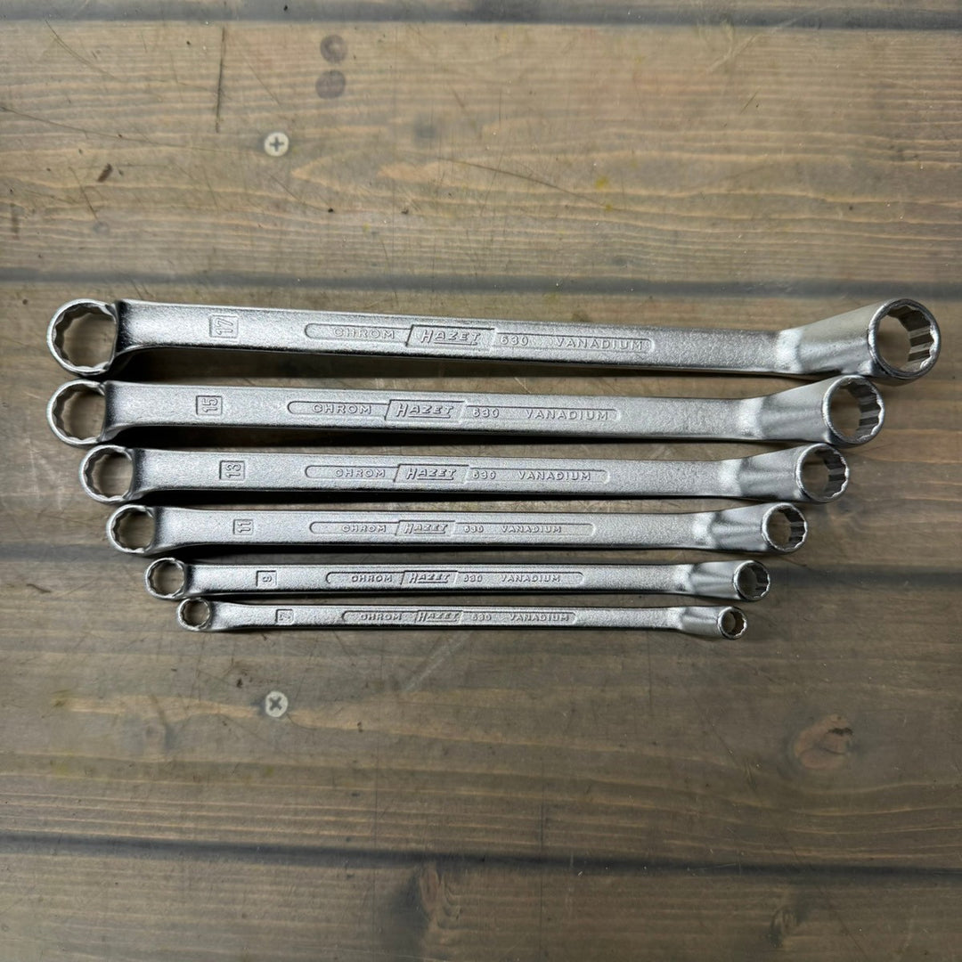 HAZET ハゼット ダブルボックスエンドレンチ 6本セット 6-7、8-9、10-11、12-13、14-15、16-17【戸田店】
