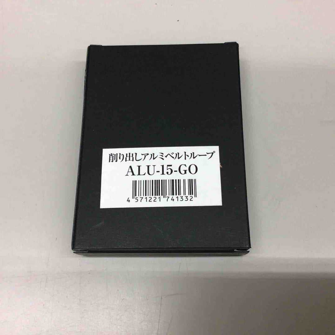 〇ニックス ベルトループ アルミ製 一部削り出し アルマイト加工 ALU-15-GO ゴールド 金【戸田店】
