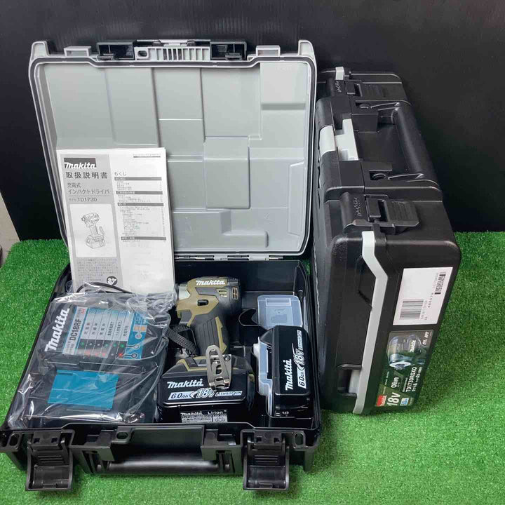 【未使用品(店頭展示品)】マキタ(makita) コードレスインパクトドライバー TD173DRGXO 2台セット【岩槻店】